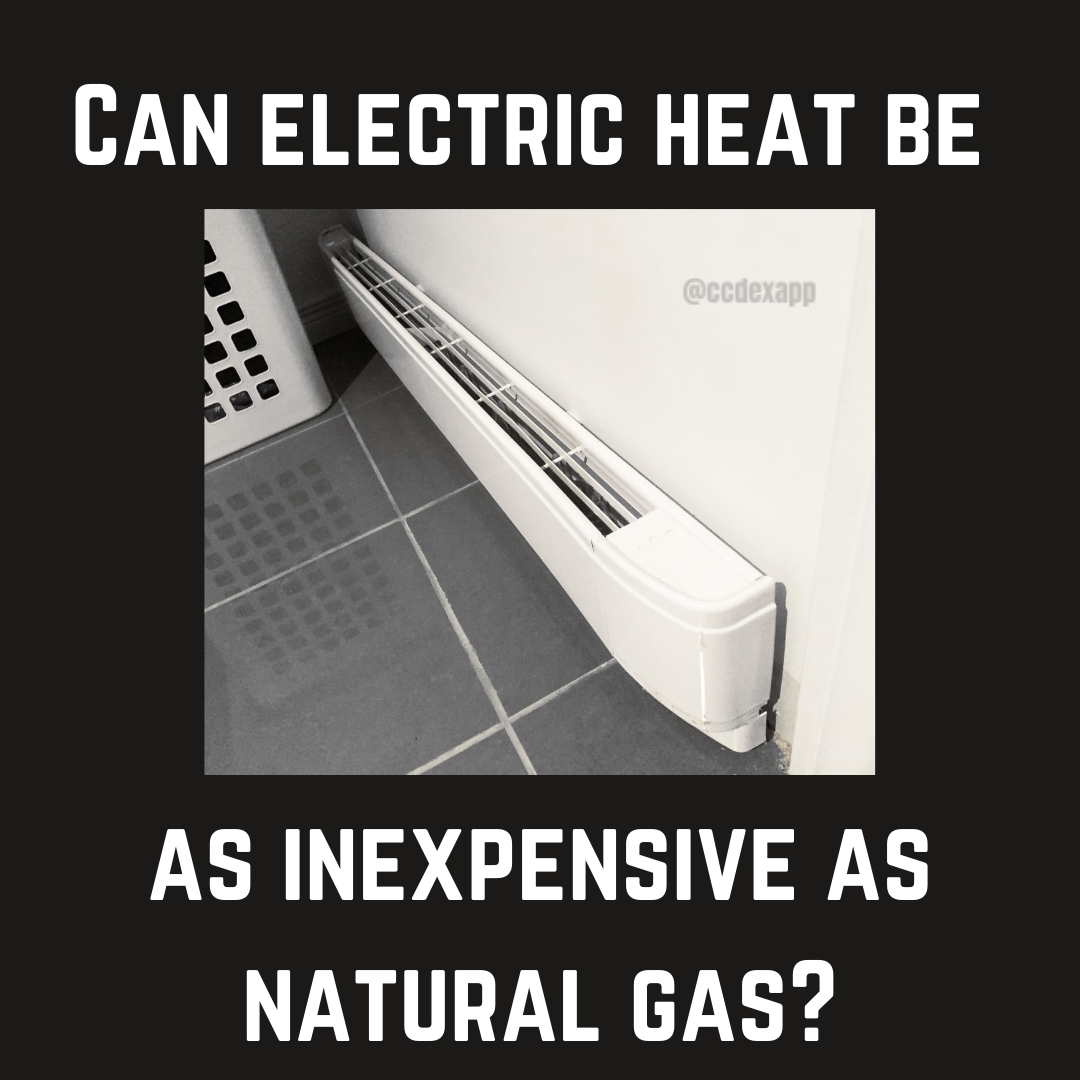 Can electric heat be as inexpensive as natural gas?